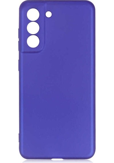 Galaxy S21 Fe Kılıf Zore Premier Silikon Kapak Saks Mavi