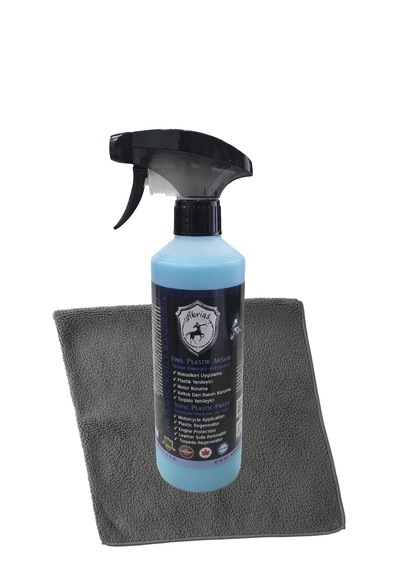 Abrias Vinil Plastik Aksam Tropido Koruyucu Ve Parlatıcı Pro 500ml + Süper Lazer Kesim Bez 1 Adet