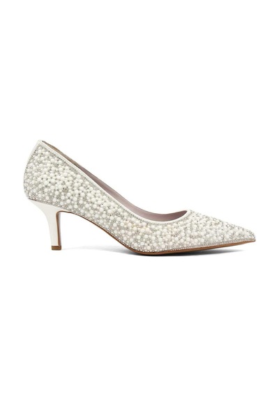 Kadın Sedef Taşlı İnce Topuklu Stiletto