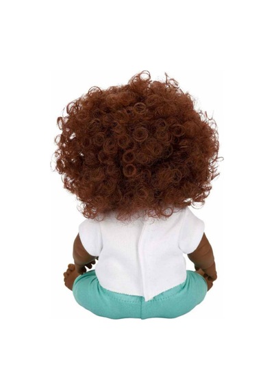 Kıvırcık Esmer Dada Bebek 35 Cm