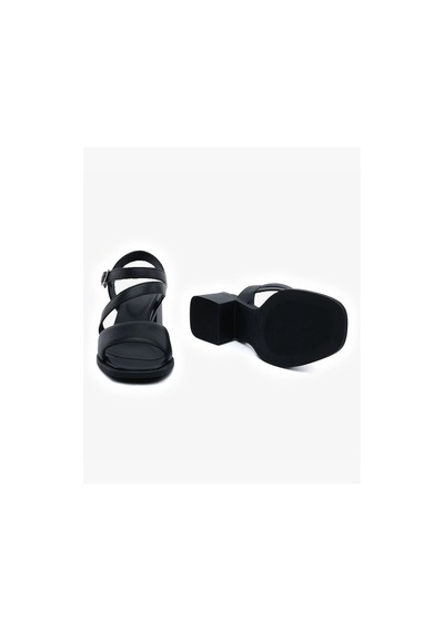 Greyder Kadın Siyah Hakiki Deri Topuklu Sandalet 5y2cs32480 4361 Sıyah
