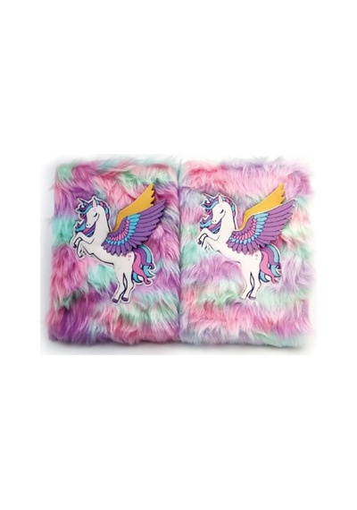 Unicorn Tasarımlı Peluş Hatıra Defteri Diğer