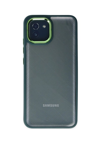 Samsung Galaxy Uyumlu A03 Kılıf Dora Kapak - Haki Yeşil -