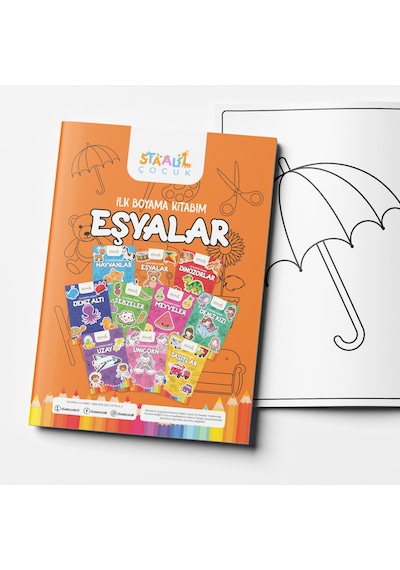 İlk Boyama Kitabım - Eşyalar