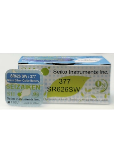 Seizaiken 377 SR626SW Saat Pili 10'lu