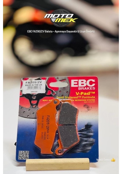 Ebc Fa290/2v Yarı Sinter Balata Aşınmaya Dayanıklı & Uzun Ömürlü