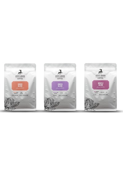 Addis Ababa Coffee Etiyopya Kahveleri Espresso Kahve 3 x 250 G