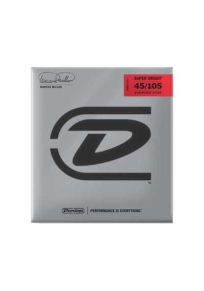 Jim Dunlop Dbmms45105 Marcus Miller Super Bright Bas Gitar Teli 45-105