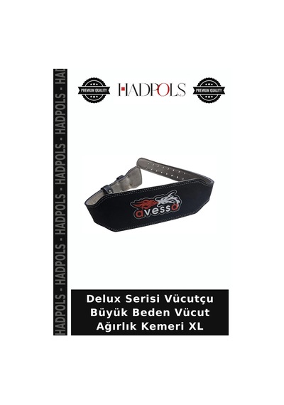 Delux Serisi Vücutçu Büyük Beden Vücut Ağırlık Kemeri Xl