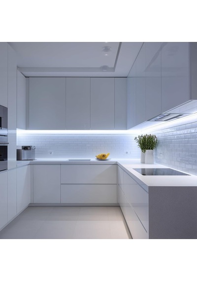Cata Ct-4540b 120 Çipli İç Mekan Şerit Led 10 Watt - Yüksek Lümenli Parlak Beyaz Işık Aydınlatma - 5 Metre Beyaz