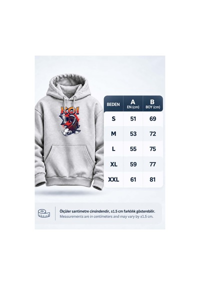 North Whiskers Koi Fish Baskılı Unisex Hoodie Japon Streetwear Kapüşonlu Sweatshirt Gri - 930002597 Gri - 930002597 Gri North Whiskers Koi Fish Baskılı Unisex Hoodie Japon Streetwear Kapüşonlu Sweatshirt Gri - 930002597 Gri - 930002597 Gri