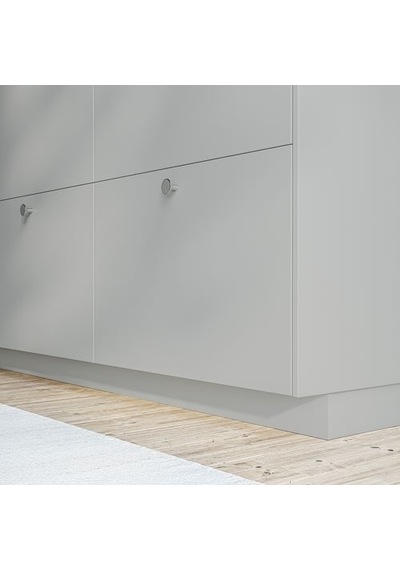 Ikea Havstorp Süpürgelik, Açık Gri, 220x8 Cm