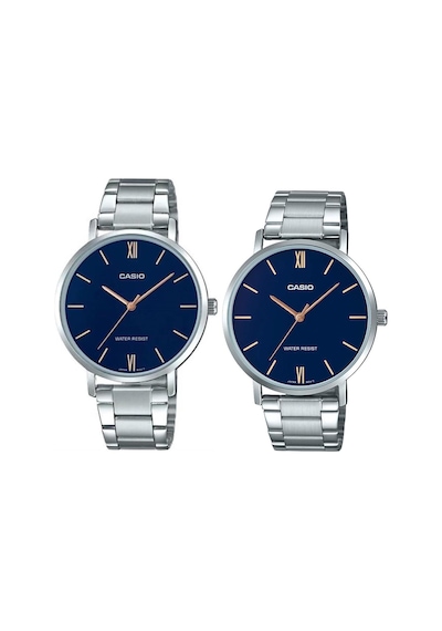 Casio Mtp-ltp-vt01d-2budf Çift Kol Saati Kadın-erkek Metalik