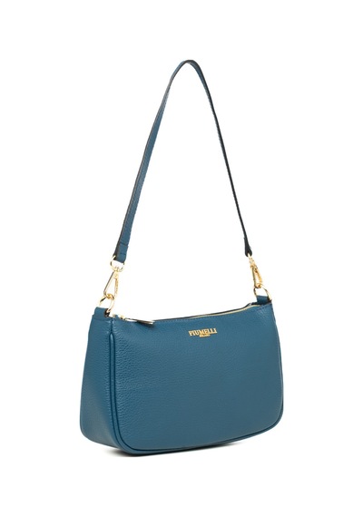 D43 Teal Çapraz Çanta Kadın Nıves Piumelli Milano Bag D43 Teal