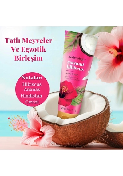 Bodycology Coconut Hibiscus Vücut Kremi - 237 Ml