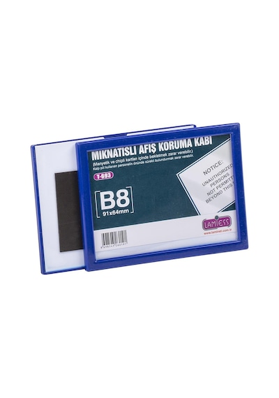 Lamiess T-693 91x64 MM Mıknatıslı Afiş Koruma Kabı 40'lı
