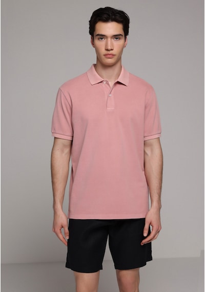 Colin's Colins Regular Fit Polo Yaka Düz Erkek Pembe Kısa Kol Tişört Cl1080995 Q1.v1 Dup