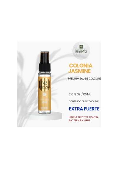 Jasmin Kolonyası 60 Ml Sprey Beyaz Çiçek Cep Boy Seyahat Hediyelik %80 Alkollü