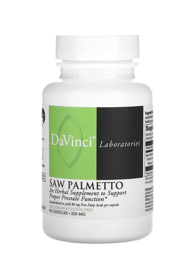 Davinci Laboratories, Saw Palmetto, 320 Mg, 90 Capsules