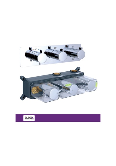 Duxxa Milano Termostatik Ankastre Duş Seti Krom D.056 Krom
