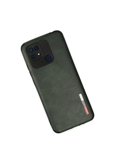 Bezos Redmi 10c Kılıf Loop Deri Silikon - Yeşil Nıda