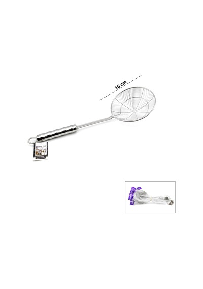 Diyarı Fırsat 16 Cm Metal Kevgir Saplı Mutfak Kepçesi 10'lu Paket