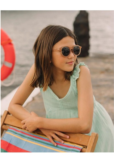 Olivio&co Classic Oval Junior Güneş Gözlüğü - Sand Beige Çok Renkli
