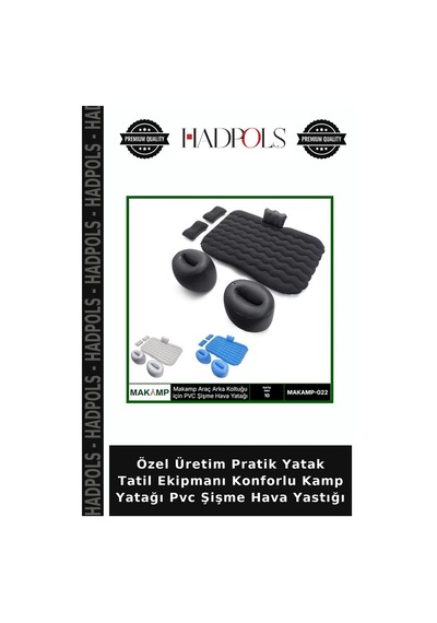 Özel Üretim Pratik Yatak Tatil Ekipmanı Konforlu Kamp Yatağı Pvc Şişme Hava Yastığı Belirtilmemiş