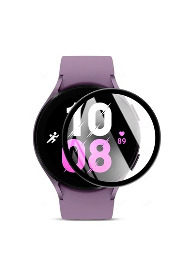 Forzacase Samsung Galaxy Uyumlu  Watch 5 40mm İçin Çerçeveli Tam Kaplayan 3d Pet Ekran Koruyucu Film - Fc016