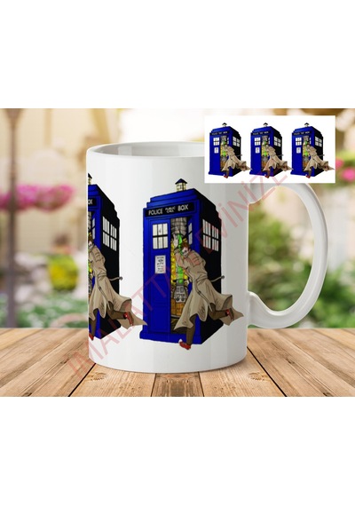 Blue Tardis 02 Baskılı Seramik Kupa Bardak