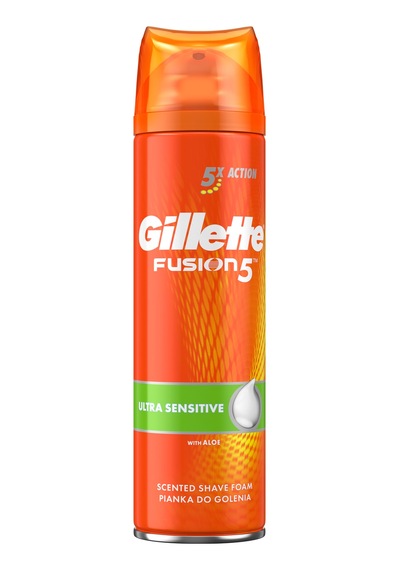 Gillette Fusion Köpük Ultra Sensitive  250 ML