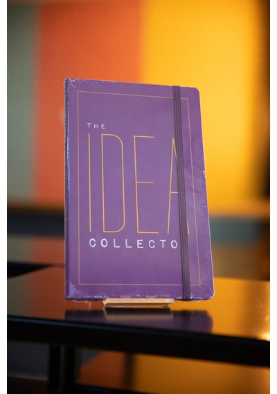 Idea Collector Mor Çizgili Defter Mor