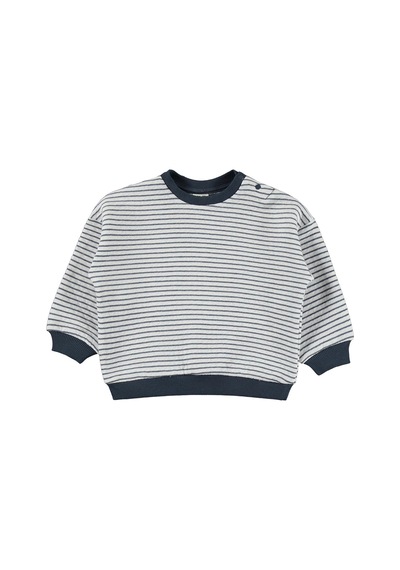 Civil Baby Çizgili 6-18 Ay Takım - Lacivert