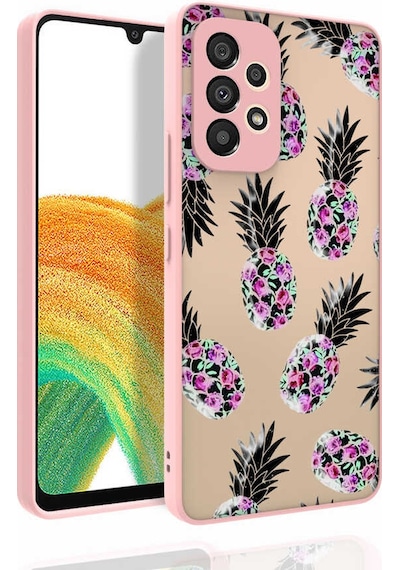 Zore Galaxy Uyumlu A53 5g Kılıf Desenli Kamera Korumalı Parlak Nora Kapak - No1 No1