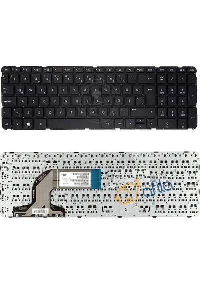 Hp Pavilion 15-n204st F8s49ea Notebook Klavyesi Siyah Tr Çerçevesiz