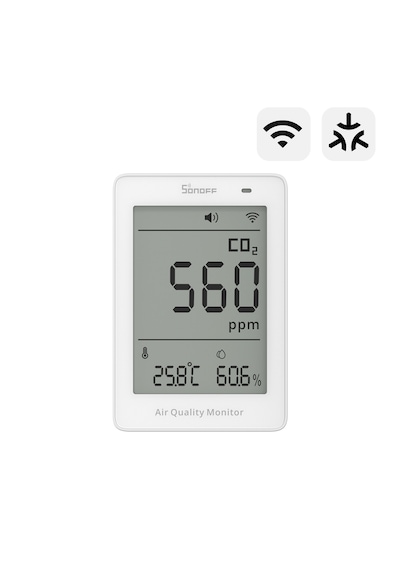 Airguard Co2 Matter Akıllı Hava Kalitesi Ölçüm Cihazı Sawf-08p