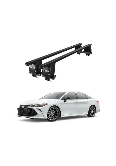 Royal Toyota Avalon 2018 Ve Sonrası Uyumlu Siyah Kilitli Ara Atkı Port Bagaj Tavan Barı