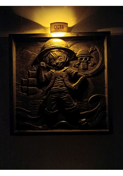 Başlık Seo Dostu : Mini Kaptan Luffy Junior Işıklı Kabartma Siy