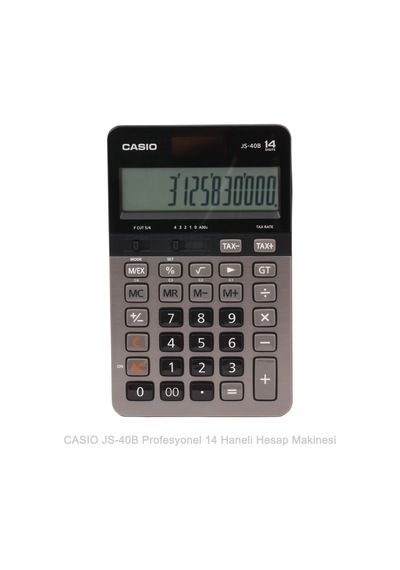 Casio Js-40b Profesyonel 14 Hane Masa Üstü Hesap Makinesi Beyaz