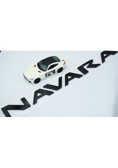 Dk Tuning Navara Siyah Abs Ön Kaput Ve Bagaj Yazı Nissan İle Uyum