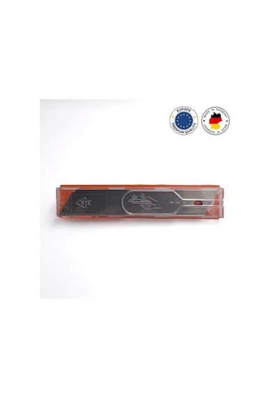 Lutz Blades Tek Parça Kırılımlı 18mm Büyük Maket Bıçağı 1 Paket