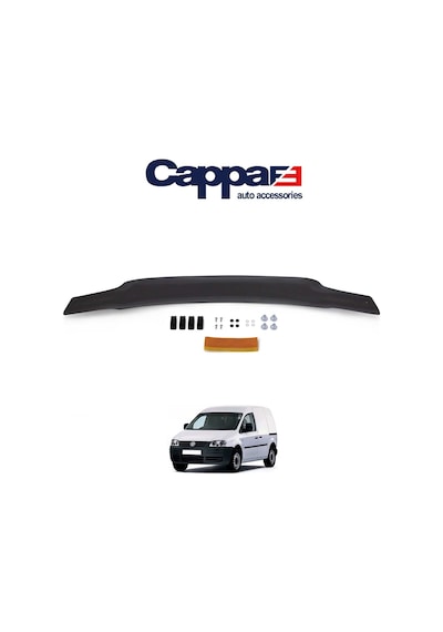 Cappafe Vw Caddy Ön Kaput Koruyucu Rüzgarlık 4Mm Abs 2004-2010