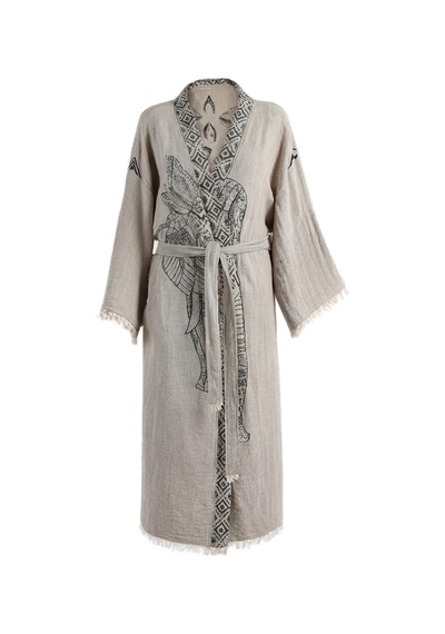 Brandsmiths Grey Elephant Kimono Sarı
