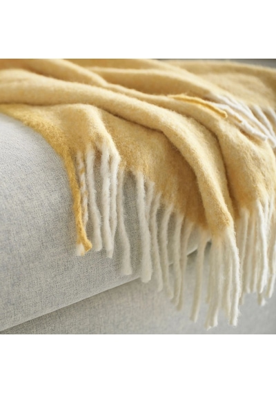 Ikea Klıppoxel Polar Koltuk Örtüsü Tek Kişilik 130 X 170 Cm Hardal
