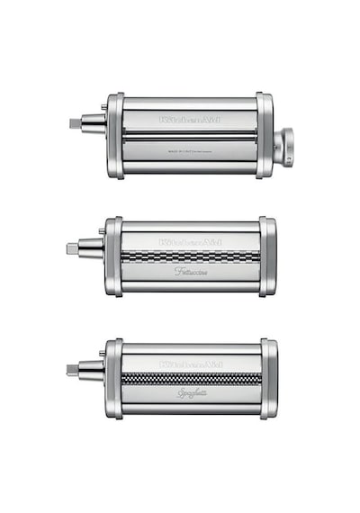 KitchenAid Uyumlu 3 Parçalı Makarna Silindiri ve Kesme Aksesuarı-5KSMPRA