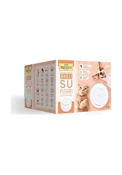 Cattie Kedi Köpek Su Pınarı Arıtmalı Akıllı Model 2500 ML