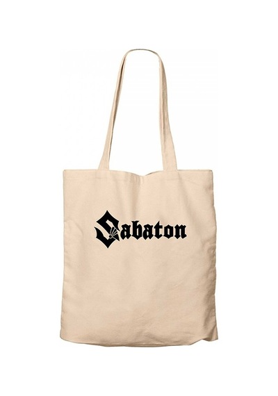 Sabaton Logo Krem Kanvas Bez Çanta Krem