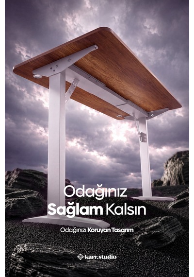 Firmus Dayanıklı Çalışma Masası - 140x70 - Barok