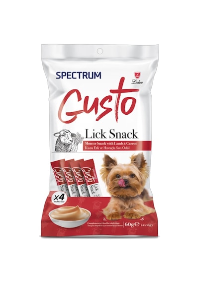 Spectrum Gusto Kuzulu Havuçlu Krema Köpek Ödülü 4x15 Gr