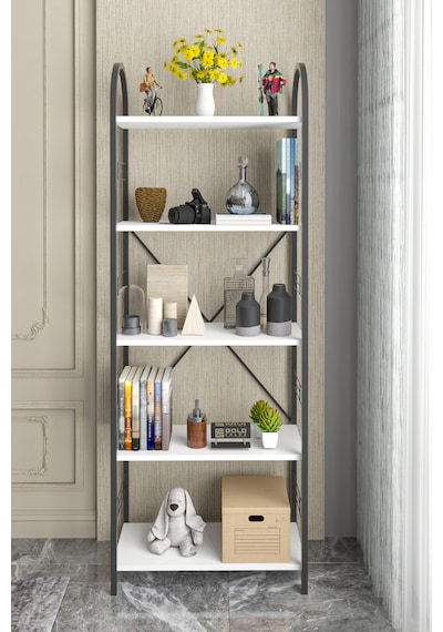 Metal Kitaplık Beyaz 180 Cm Diğer